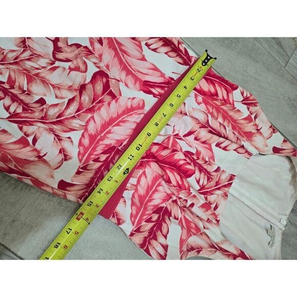 EVA MENDES DRESS FLORAL PINK RED WHITE STYLE 2114  SHEATH WOMEN'S SIZE 10 - Picture 7 of 7